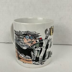 Accountant Coffee Mug Cup Ceramic Able to Juggle Figures Handle Hi Finance Tax